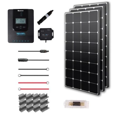 Kit De Panel Solar 300W Módulo Cargador De Batería Flexible 24V Alta  Eficiencia