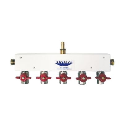 Conjunto de Colector de Válvulas Múltiples Reverso para Aceite - 5 Válvulas
