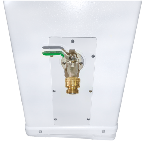 Harbor Light SS with 2-30A, 1-50A 125/250V Receptacles, and 3/4" Water Valve