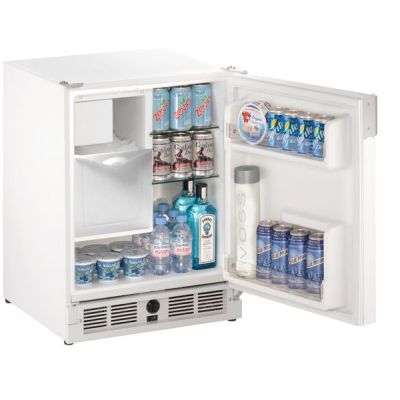 U-line 21" White Marine Refrigerator & Ice Maker, 115V