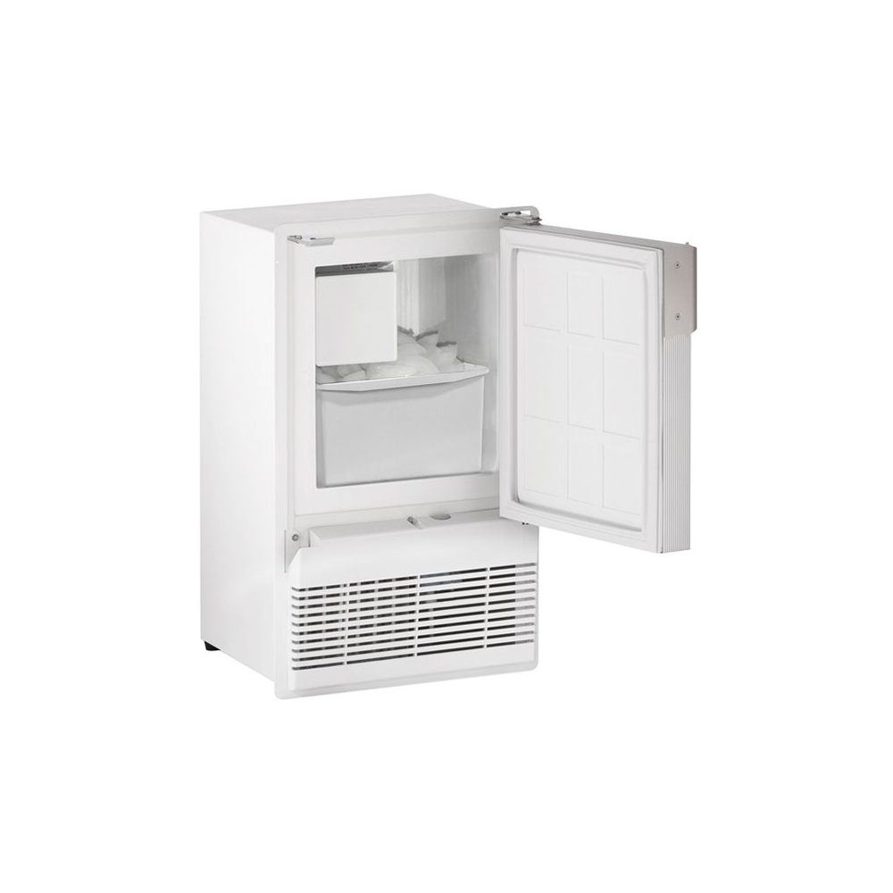 U-line 21 White Marine Refrigerator & Ice Maker, 115V