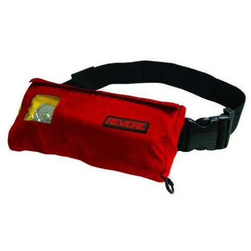 ComfortMax Inflatable PFD belt pack manual - red - type III