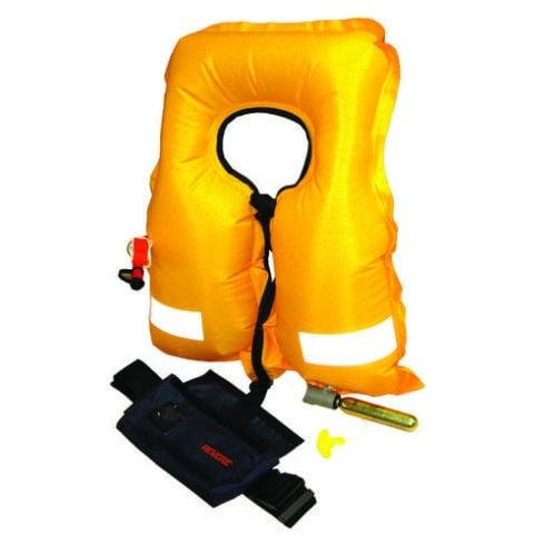 Revere ComfortMax Inflatable PFD belt pack Manual - Navy - Type III