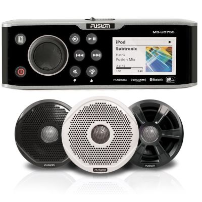 FUSION UD755 Bundle w/ 7022 Speakers - 7"