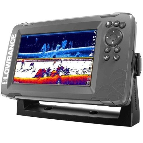 LOWRANCE ELITE-7 WITH BROADBAND TRANSDUCER - McLaughlin Auctioneers, LLC