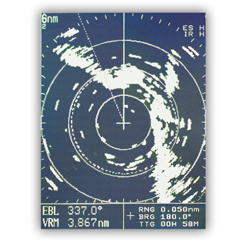 6" Mono Radar, 16nm-2.2kW-15" Dome-20M