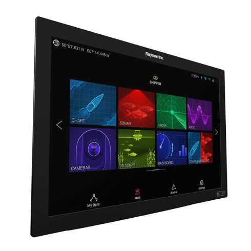 Raymarine Axiom XL 24 Glass Bridge Multifunction Display Kit w/ RCR-SD, Alarm & Cable