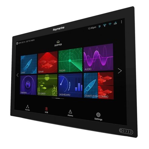 Raymarine Axiom XL 24 Glass Bridge Multifunction Display Kit w/ RCR-SD, Alarm & Cable