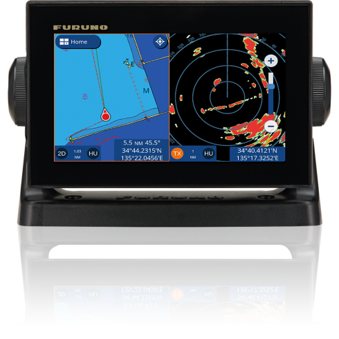 Pantalla Multifunción con Localizador de peces 50/200, 600W, 1kW, canal único y CHIRP - Furuno GP1871F 7" GPS
