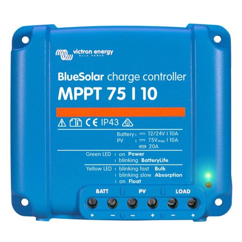 Controlador de carga Victron BlueSolar MPPT - 75V - 10AMP