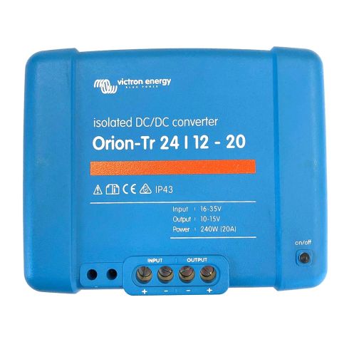 Victron Orion-TR DC-DC Converter - 24 VDC to 12 VDC - 20AMP Isolated | ORI241224110