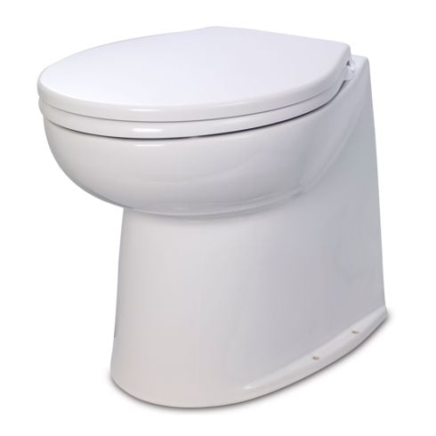 Jabsco 17" Deluxe Flush Fresh Water Electric Toilet - 24V