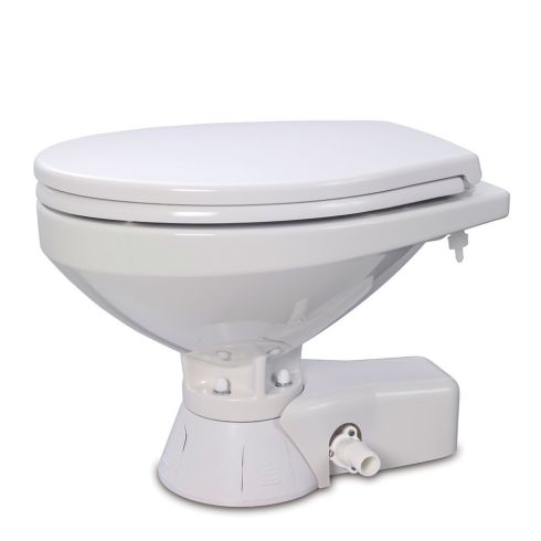 Jabsco Quiet Flush Freshwater Toilet - Regular Bowl w/Standard Close Lid