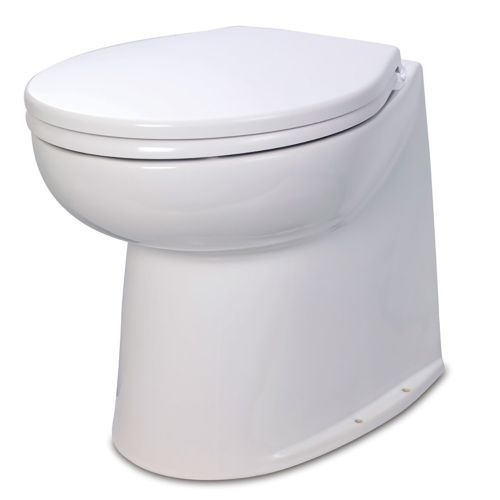 Jabsco Deluxe Flush 14 Straight Back 12v Electric Toilet W Solenoid Valve