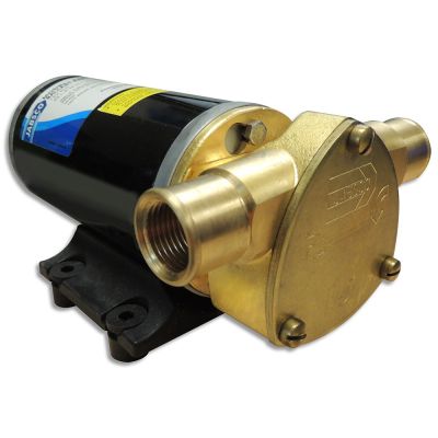 Jabsco Ballast King Bronze Bomba de DC con interruptor de inversión - 15 GPM