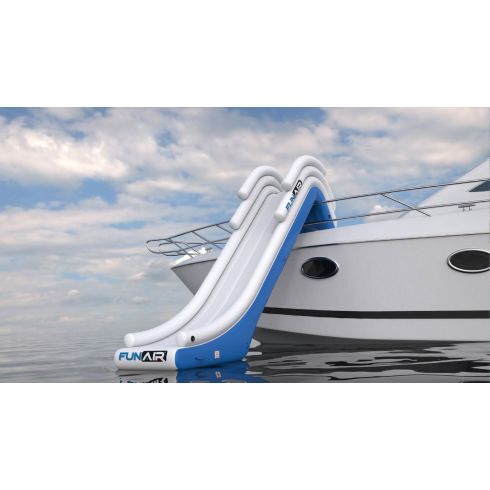 FunAir Hanger Lite Inflatable Mini Yacht Slide - 6.5 ft - 11.5 ft (2 m - 3.5 m)