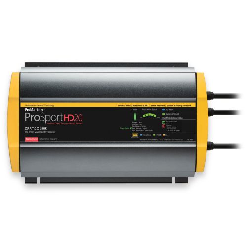ProMariner ProSport HD 20 Gen4 20 Amp Battery Charger 12/24v 2 Bank 120v Input
