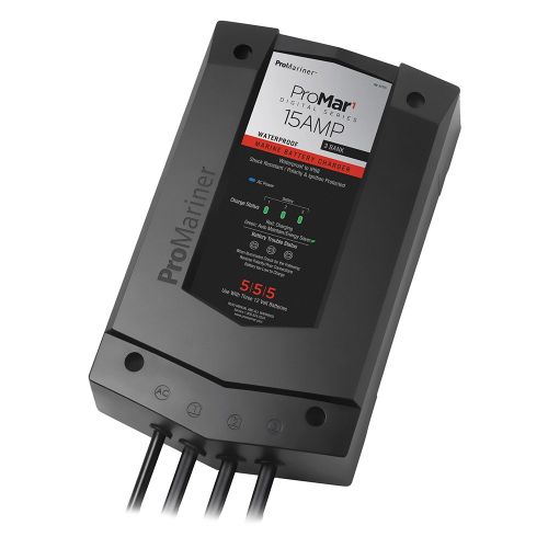 ProMariner Digital Mobile Charge40 Advanced Electronic In-Transit 4 Stage Battery Charger 12V to 24V