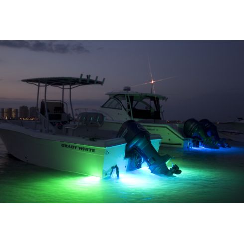 Shadow Caster SCR-24 Underwater LED Lights - Aqua Green Single Color