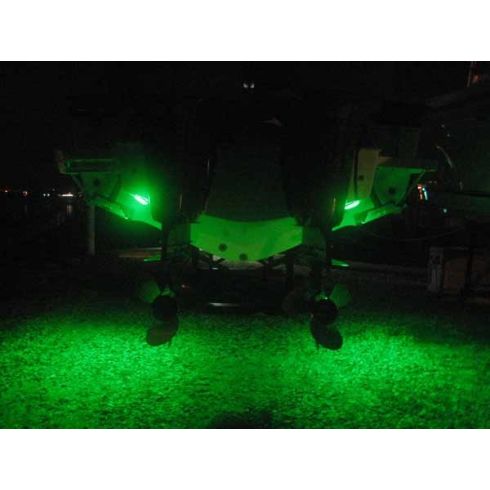 Shadow Caster SCR-16 Underwater LED Lights - Aqua Green Single Color