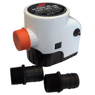 BOMBA JOHNSON ULTIMA BILGE 1250 GPH MANGUERA DE 1-1/8" Y 1-1/4"