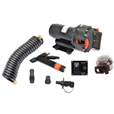 Johnson Pump 5.2 GPM Aqua Jet Washdown Pump Kit w/Hose - 24V | 64534-24