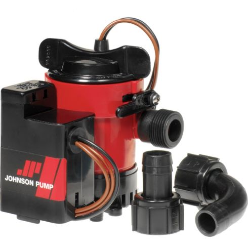 Johnson Pump Cartridge Combo 1000GPH Auto Bilge Pump w/Switch - 12V | 05903-00