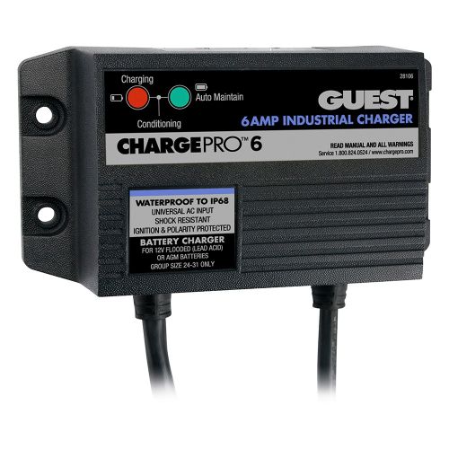 Guest 6A/12V 1 Bank 120V Input On-Board Battery Charger | 28106