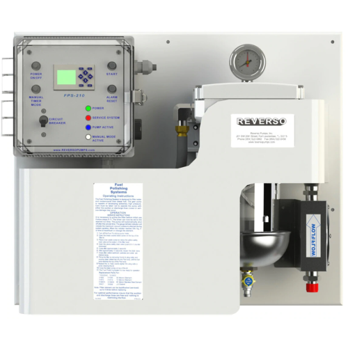 110V Fuel Polishing System 210 GPH Marine w/Fuel Conditioner