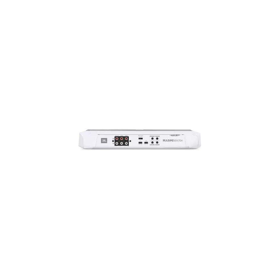 thumbnail interactive-video image 1 of JBL MA704 Marine 4-Channel Amplifier - 70 Watts RMS X 4, Waterproof, With Remote (MA704) 1 of 4