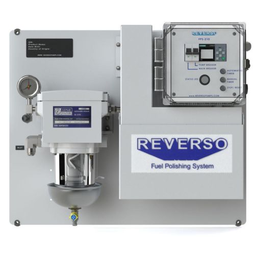 Sistema de Pulido de Combustible Reverso FPS 210 - 210 GPH (794 LPH) - 220 V - Controlador Digital