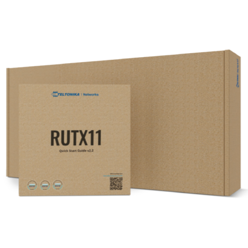 Teltonika RUTX11 WiFi LTE router, Dual Sim, 4G LTE