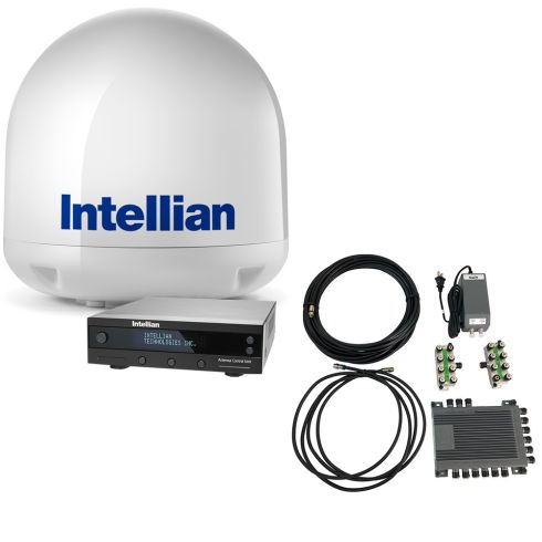 Sistema de Antena de TV Intellian i3 para EE. UU. y Canadá + kit SWM16