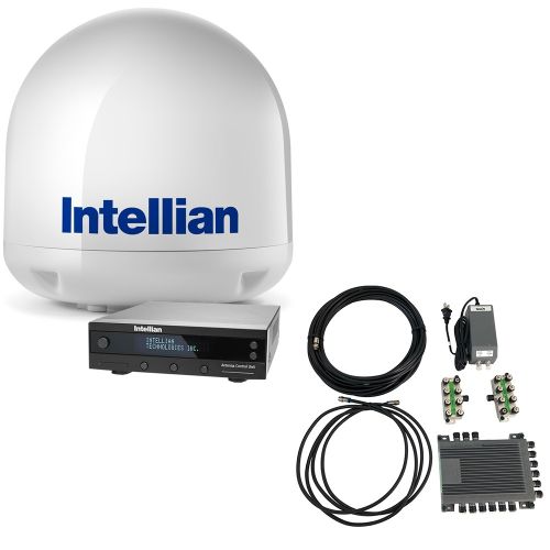 Sistema de Antena de TV Intellian i4 Todo-America + Kit SWM16