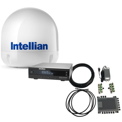 Sistema de Antena de TV Intellian i6 Toda-America + kit SWM16
