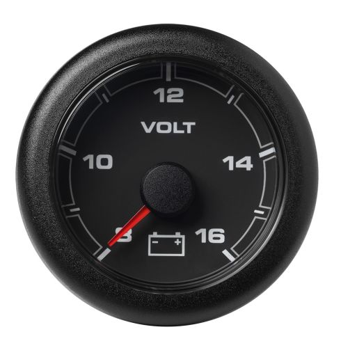Veratron Medidor de Voltaje de Batería OceanLink de 52 mm (2-1/16") - 8 a 16 V - Esfera y Bisel Negros Veratron Medidor de Voltaje de Batería OceanLink de 52 mm (2-1/16") - 8 a 16 V - Esfera y Bisel Negros
