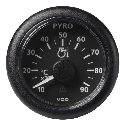 Veratron 52 MM (2-1/16") ViewLine Pyrometer - 100&deg;C to 900&deg;C - Black Dial & Bezel | A2C59512332