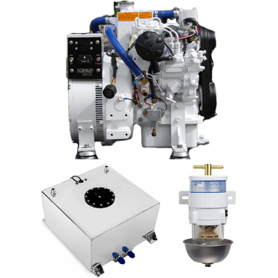 Kit Generador Phasor 4.5 KW - 1800 RPM -(incluye tanque de combustible y filtro) - Protegido contra encendido | k2-4.5pmg-kit