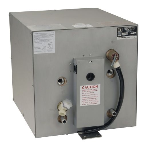 Calentador de agua caliente de 11 galones con intercambiador de calor frontal - Acero galvanizado - 120V - 1500W - Whale Seaward