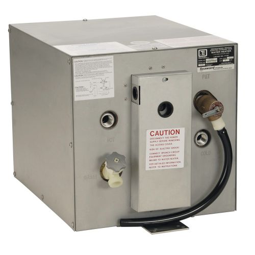 Calentador de agua caliente de 23 L con intercambiador de calor trasero - Acero galvanizado - 120V - 1500W - Whale Seaward