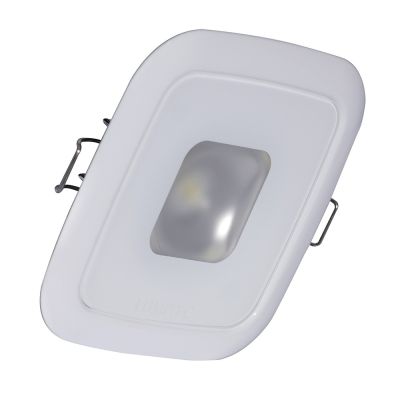 LUMITEC Square Down Light- Spectrum RGBW Dimming -White Bezel | 116127