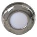 Lumitec Aurora LED Dome Light - Polished Stainless Steel Finish - 2-Color White / Blue Dimming