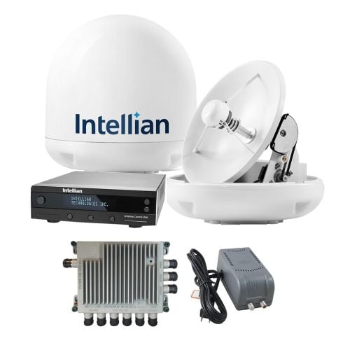 Intellian i3 US System - Sistema de Antena de TV para EE. UU. y Canadá y Kit SWM-30