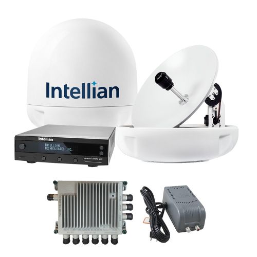 Sistema de Antena de TV Intellian i5 Todo-America y Kit SWM-30