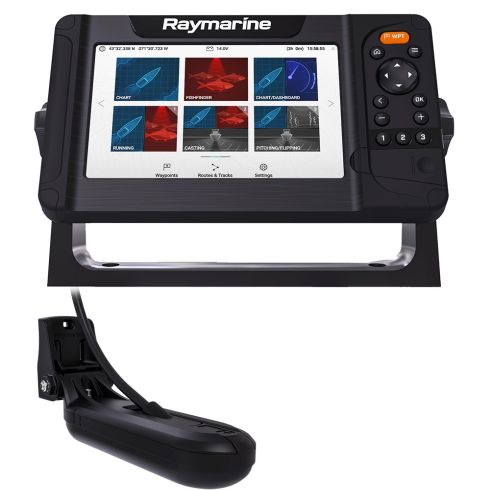 Raymarine Element 7 HV Combo w/HV-100 Transducer & LNC2 Chart w/Fishing Hot Spots | E70532-05-101