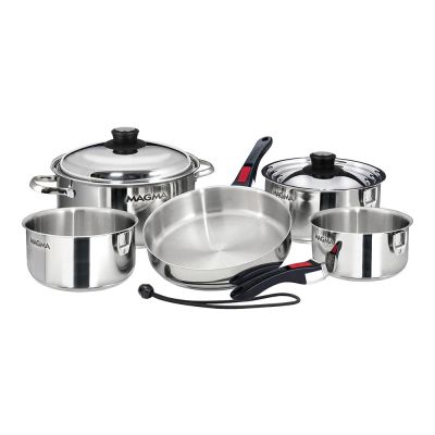 Pack de Cocina de Inducción Magma Nestable de 10 Piezas