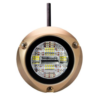 Lumitec Zambezi X2 Dual Color Blue/White LED Surface Mount Bronze Housing 12/24v | 101708