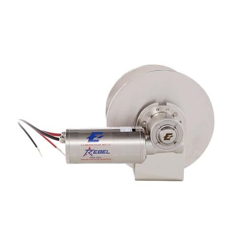 Rebel EZ-6 - Stainless Steel Free Fall Drum Anchor Winch For Boats To 55'