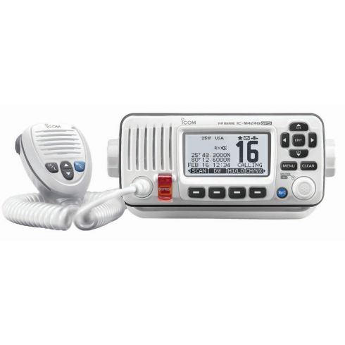 Icom M424G VHF Radio w/Built-In GPS - White | M424G 42