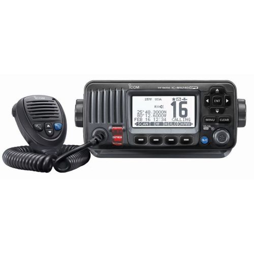 Icom M424G Fixed Mount VHF w/Built-In GPS - Black | M424G 41